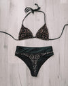 Bella Noir Triangle Top